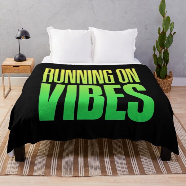 Item preview, Running on Vibes, Green designed and sold by Memes N Lore .