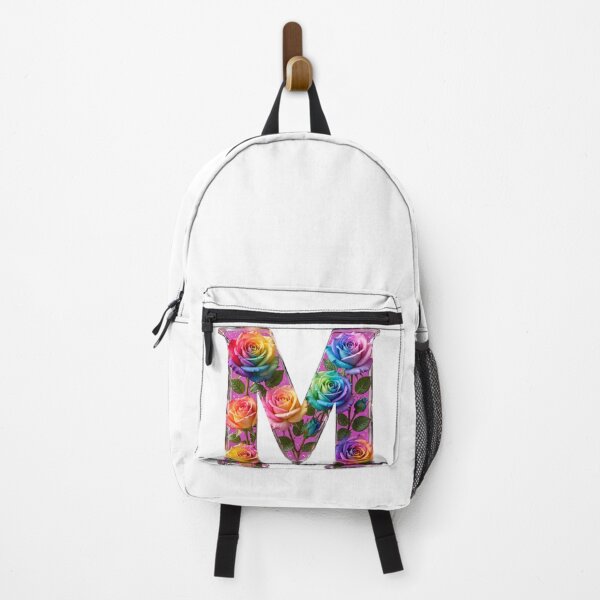 Item preview, Romantic Rose Letter M – Red Roses Floral Love Design designed and sold by Public Nature View Places.