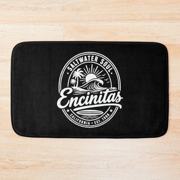 Item preview, Encinitas California Vintage Coastal Surf Beach Design designed and sold by CG Studio.