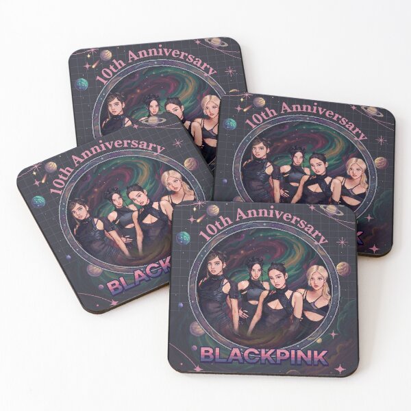 Artikelvorschau, blackpink10TH ANNIVERSARY pink entworfen und verkauft von Fatih Reis.