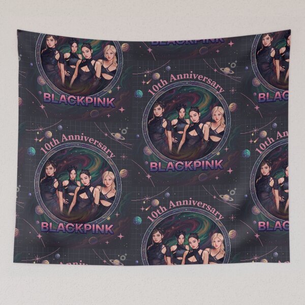Item preview, blackpink10TH ANNIVERSARY pink designed and sold by Fatih Reis.