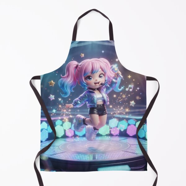 Item preview, Cute Chibi Pop Idol On Stage designed and sold by Azurart2.