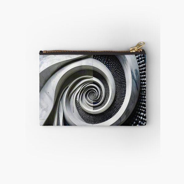 Item preview, Spiral Metal Architecture in Gray Stone designed and sold by Vicky Brago-Mitchell®.