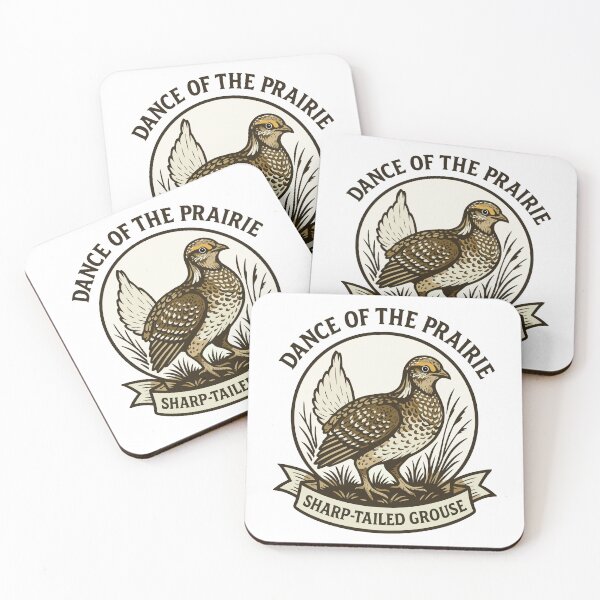 Item preview, Dance of the Prairie – Sharp-Tailed Grouse designed and sold by WildlifeInc.