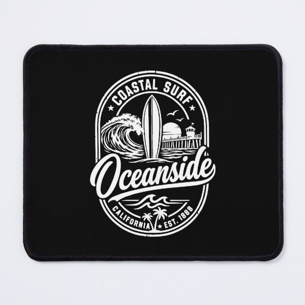 Item preview, Oceanside California Vintage Coastal Surf Beach Design designed and sold by CG Studio.