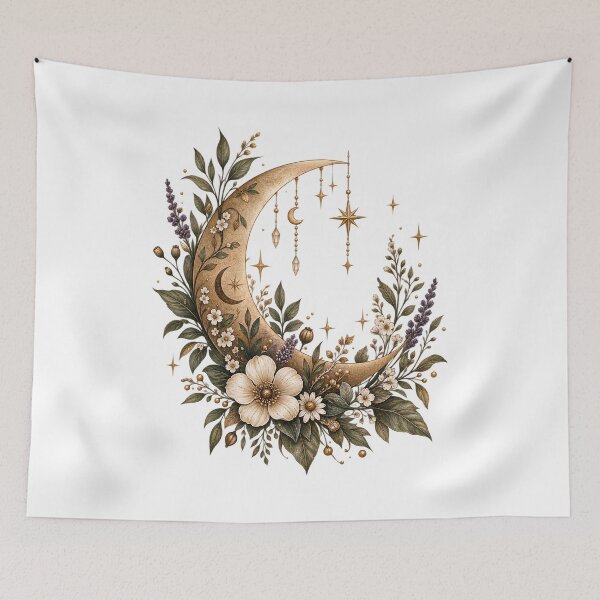 Item preview, Moonlit Botanical Mystic Garden designed and sold by Imagine Isso.
