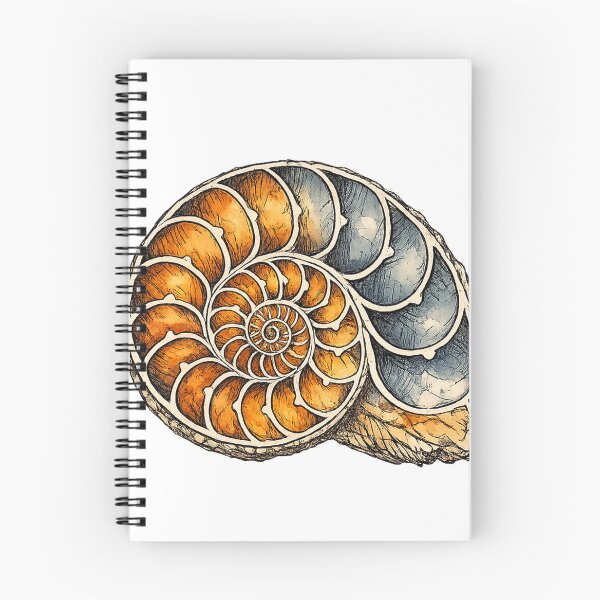 Item preview, Ammonite Fossil Spiral Naturalist Specimen Study designed and sold by eignvalue.