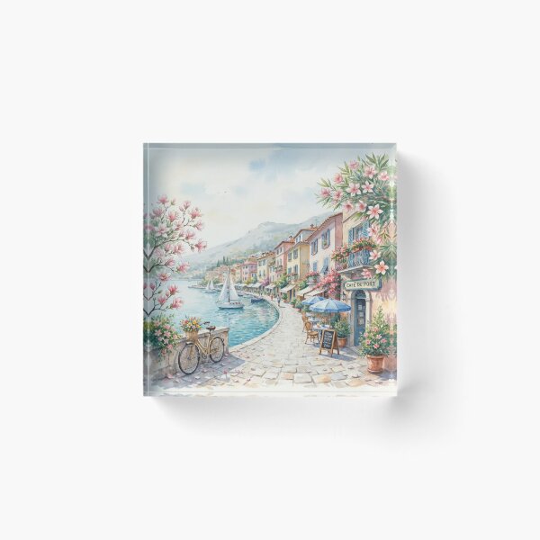 Item preview, Outdoor café,watercolor. designed and sold by elegantpaterns.