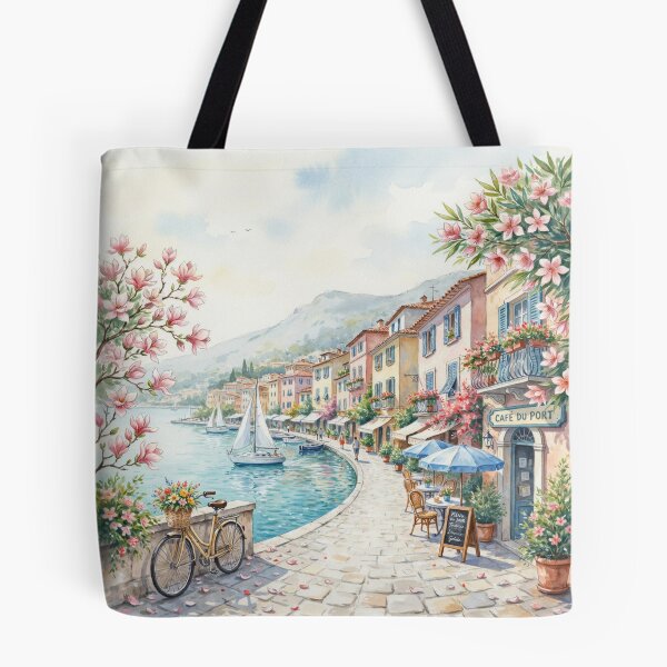 Item preview, Outdoor café,watercolor. designed and sold by elegantpaterns.