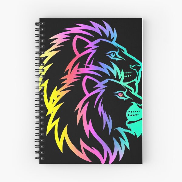 Item preview, Neon Lion Pride Rainbow Roar designed and sold by ExploreAura Studio.