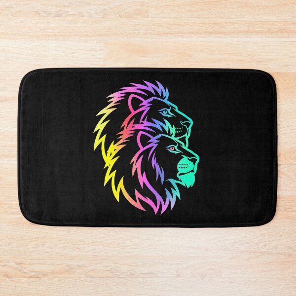 Item preview, Neon Lion Pride Rainbow Roar designed and sold by ExploreAura Studio.