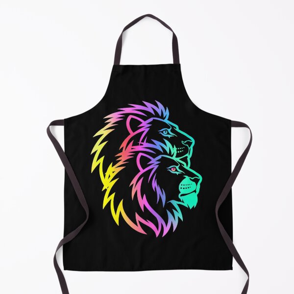 Item preview, Neon Lion Pride Rainbow Roar designed and sold by ExploreAura Studio.