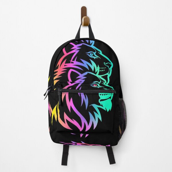 Item preview, Neon Lion Pride Rainbow Roar designed and sold by ExploreAura Studio.