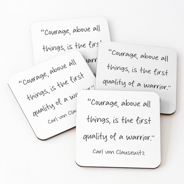 Item preview, Carl von Clausewitz Quotes designed and sold by 4ever-Undaunted.