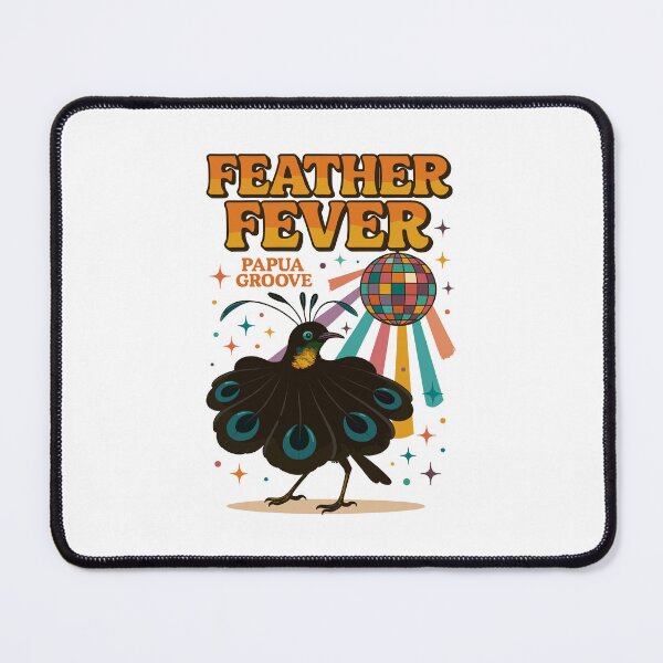 Item preview, Feather Fever – Western Parotia Papua Groove Design designed and sold by WildlifeInc.
