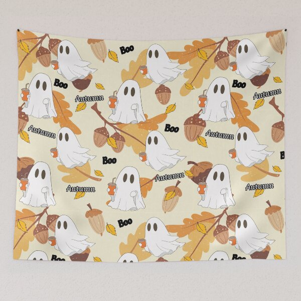 Item preview, Spooky ghost in autumn designed and sold by Oits.