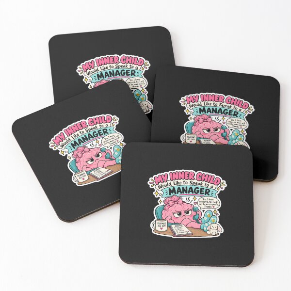 Item preview, My Inner Child Would Like to Speak to a Manager – Mental Health Humor designed and sold by Brave Little Mess Club.