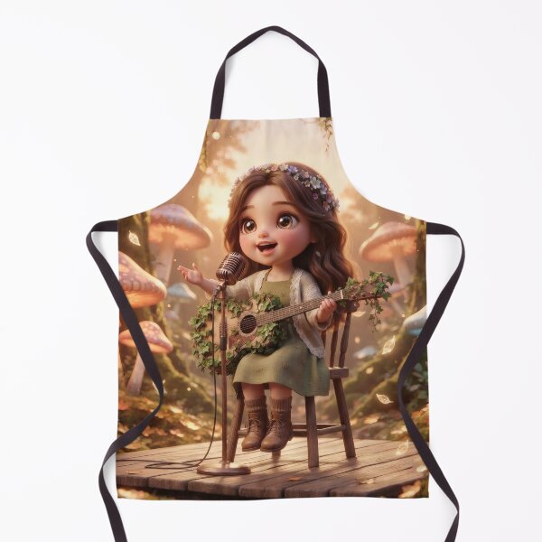 Item preview, Chibi Forest Singer With Acoustic Guitar designed and sold by Azurart2.