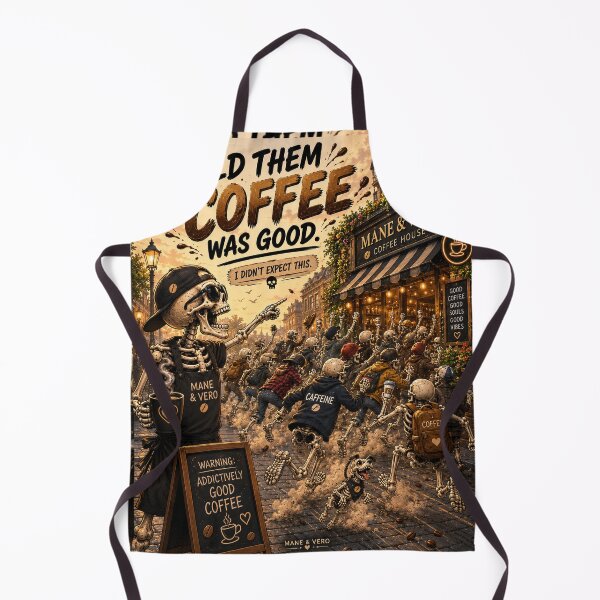 Item preview, Skeleton Coffee Rush at Mane & Vero designed and sold by Qenlo.