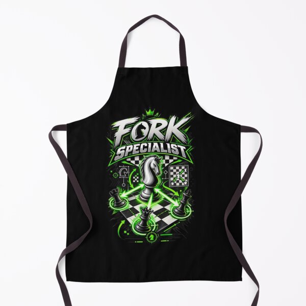 Item preview, Fork Specialist Tactical Chess Player designed and sold by KnightVibe.
