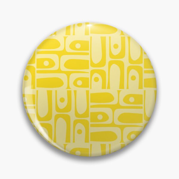 Item preview, Mid Century Modern Abstract Piquet Multi Pattern in Yellow designed and sold by kierkegaard.