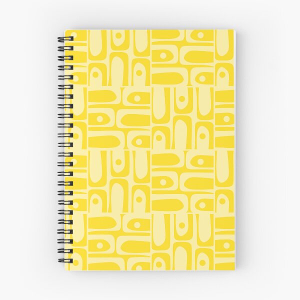 Item preview, Mid Century Modern Abstract Piquet Multi Pattern in Yellow designed and sold by kierkegaard.