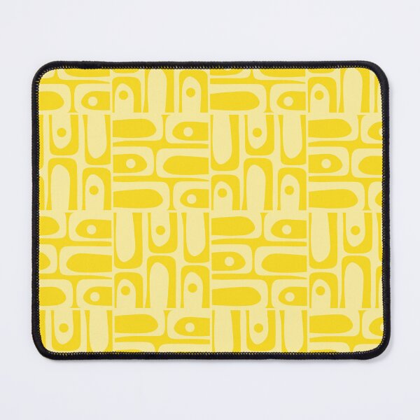 Item preview, Mid Century Modern Abstract Piquet Multi Pattern in Yellow designed and sold by kierkegaard.