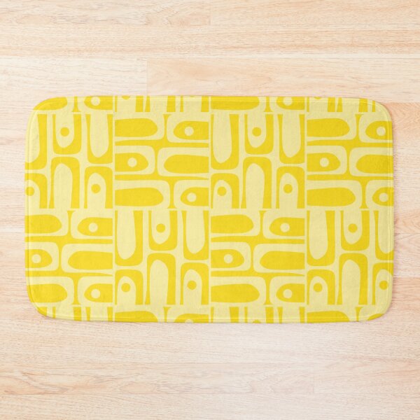 Item preview, Mid Century Modern Abstract Piquet Multi Pattern in Yellow designed and sold by kierkegaard.