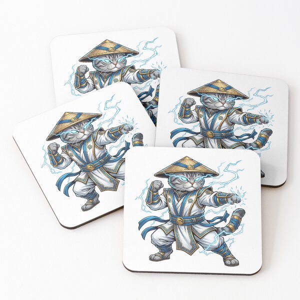 Item preview, Thunder Ninja Cat Warrior – Lightning Cat for Gamers & Cat Lovers designed and sold by TOOBIC.