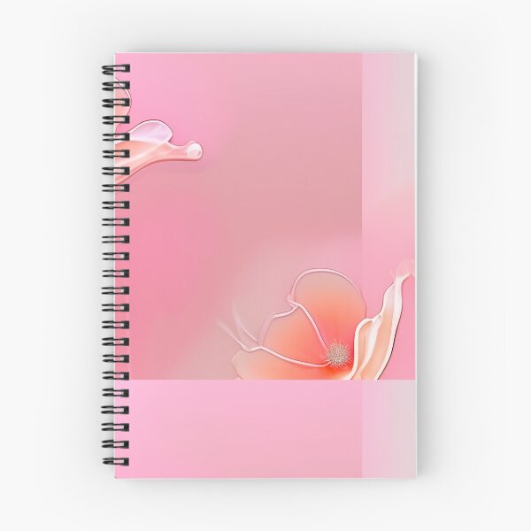 Item preview, WHITE POPPY H008 SHEER GOSSAMER PEACH PINK Stained Glass Art Print Party Decoration~Baby/Bridal/Wedding/Birthday Gift Favor designed and sold by Spinning Plates 360.