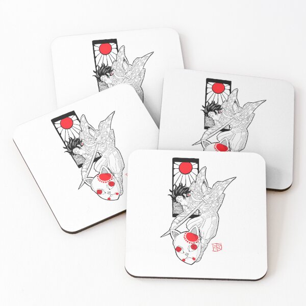 Item preview, Demon Slayer Kamado Tanjirou Sun And Mask  designed and sold by azedgwg.