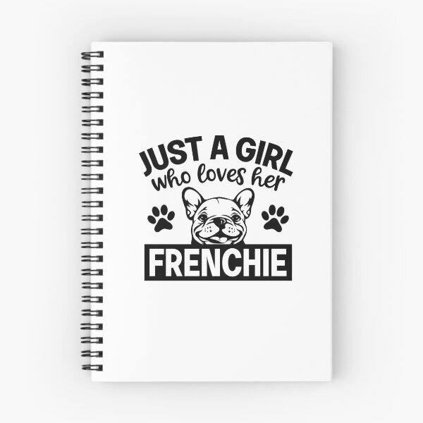 Item preview, Just A Girl Who Loves Her Frenchie Graphic designed and sold by interdesigner.