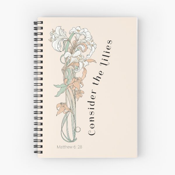 Item preview, Consider the Lilies Elegant Christian Floral Art designed and sold by Sachie's Studio.