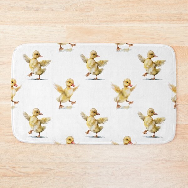 Item preview, Adorable Watercolor Ducklings Dancing Seamless Pattern Sweet Spring Joy designed and sold by EL-Lebedenko.