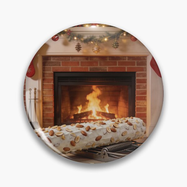 Item preview, Santa Cheese Log Print designed and sold by Lichentroupe63.
