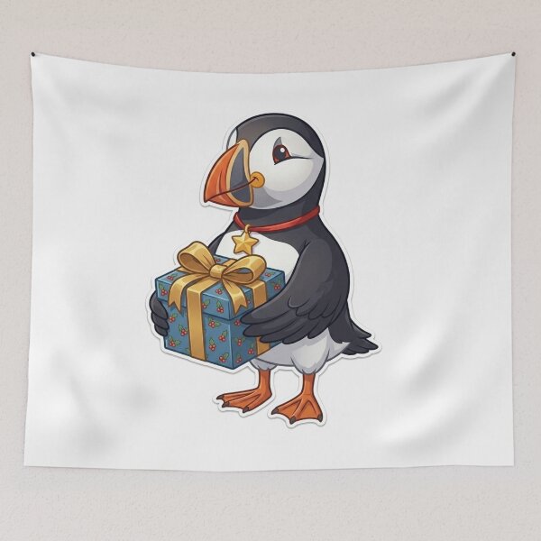 Item preview, Puffin christmas designed and sold by Konvero.