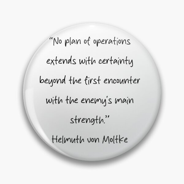 Item preview, Helmuth von Moltke Quotes designed and sold by 4ever-Undaunted.