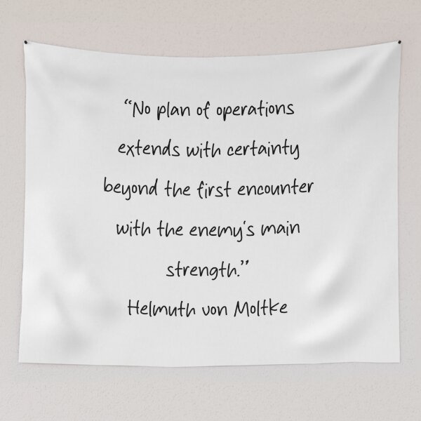 Item preview, Helmuth von Moltke Quotes designed and sold by 4ever-Undaunted.