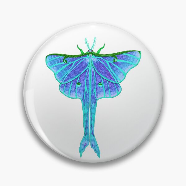 Item preview, Luna moth (blue) designed and sold by Nocmidl4.