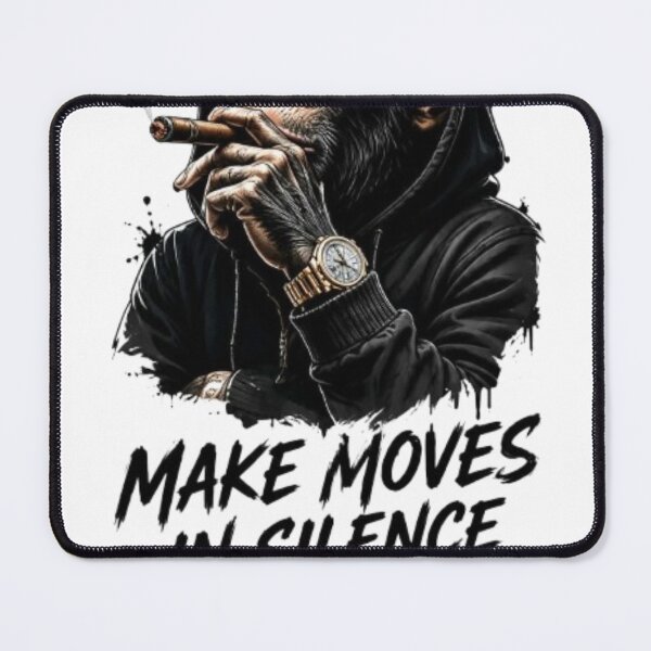 Item preview, Make Moves in Silence Monkey Streetwear Design designed and sold by TCDesigne.