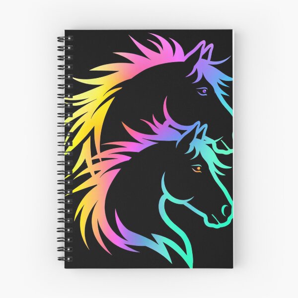 Item preview, Rainbow Horse Family Spirit designed and sold by ExploreAura Studio.