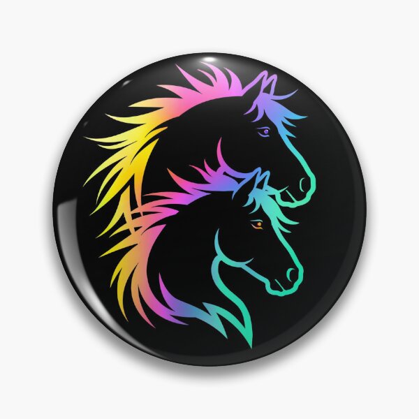 Item preview, Rainbow Horse Family Spirit designed and sold by ExploreAura Studio.