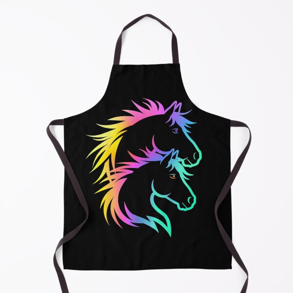 Item preview, Rainbow Horse Family Spirit designed and sold by ExploreAura Studio.