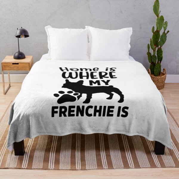 Aperçu de l'œuvre Minimalist Frenchie Home créée et vendue par interdesigner.