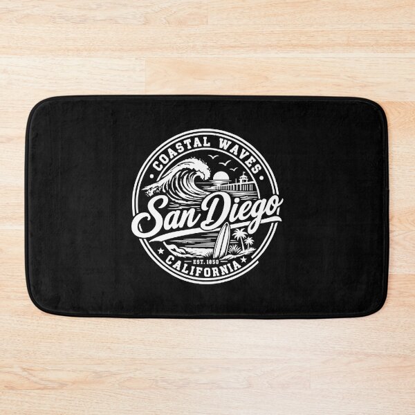 Item preview, San Diego California Vintage Coastal Surf Beach Design designed and sold by CG Studio.