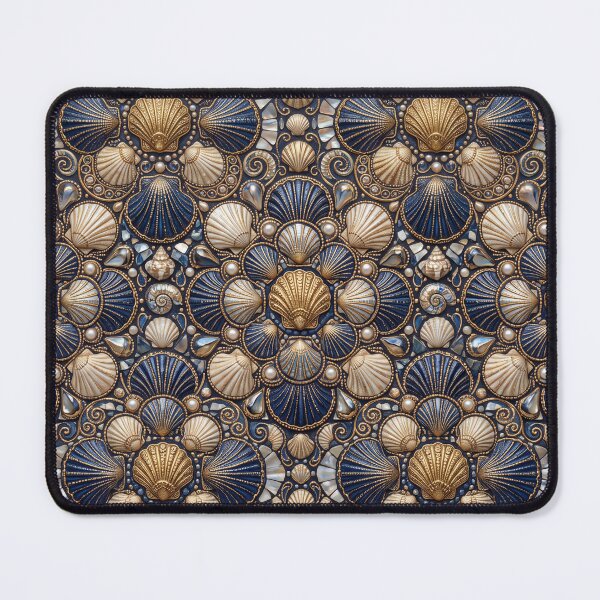 Item preview, Ornate Seashell Floral Mandala Pattern designed and sold by amusefullife.