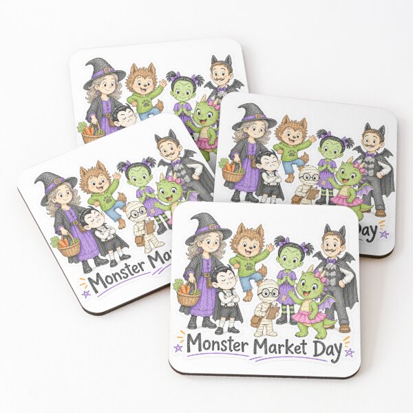 Item preview, Monster Market Day Group designed and sold by MerchByEricaLiv.