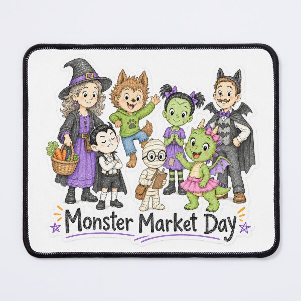 Item preview, Monster Market Day Group designed and sold by MerchByEricaLiv.
