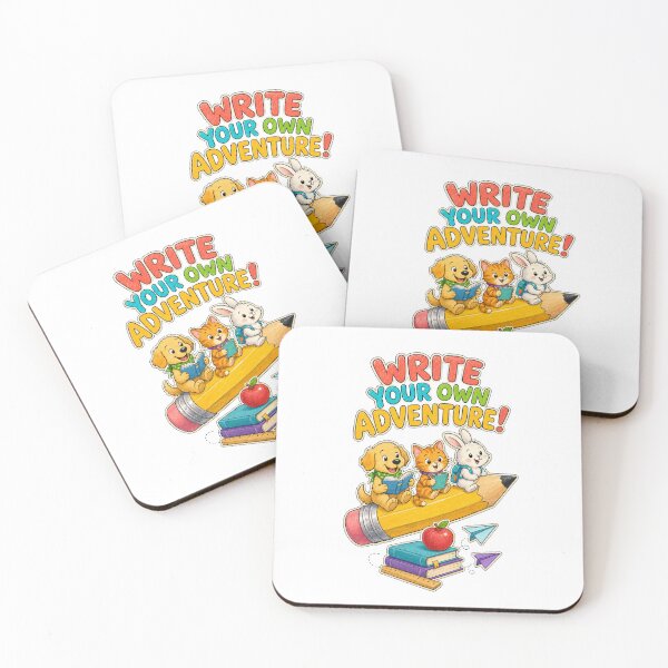 Item preview, Write Your Own Adventure – Cute School Animals designed and sold by NinaCreator.