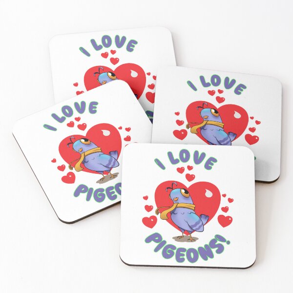 Item preview, I love pigeons designed and sold by PoddighiArt.